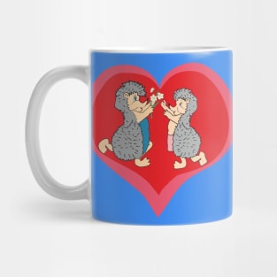 Hedgehogs in love Mug